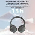 thumbnail image 4 of Dual Wireless Headphones for TV Watching with RF Transmitter, Bluetooth Over-On Ear TV Headphones Wireless for Seniors, No Lip-Sync Delay, Plug & Play. Set of 1,Green, 4 of 5