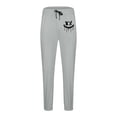 thumbnail image 4 of RKSTN Mens Pants Sports Pants Tapered Running Exercise Pants Drawstring Running Pants Printed Pants Soft Comfortable Workout Pants, 4 of 4