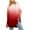 Red, variant on Oplxuo Plus Size Raglan Shirts for Women Loose Gradient Long Sleeve Pullover Casual Tunic Tops with Thumb Hole