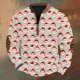 thumbnail image 1 of Blusas y camisas de manga larga con cuello redondo Sudadera con capucha de cuello redondo para hombre Jersey estampado Top de manga larga Blusa de poliéster para hombre, 1 of 4
