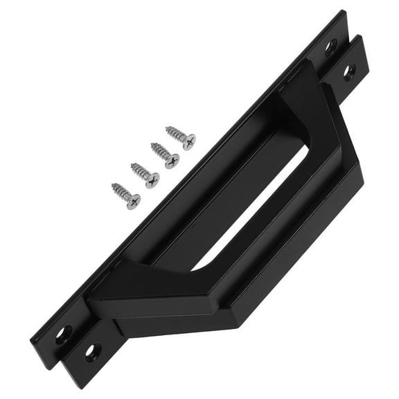 Zehuanyu 2 Pcs Sliding Door Knobs Vintage Knobs Barn Door Handle 20.00X4.20X2.40CM Black