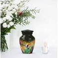 thumbnail image 7 of JAGASY Hummingbird Tiny Urn for Parents - Green Urn for Ashes Adult Male - Small Urns for Human Ashes Keepsake - Flowers Decorative Cremation Urns for Mom & Dad - (3 Inch), 7 of 7