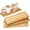 Rectangle Edge Style, variant on XIMEI 3-Pack Bamboo Vanity Trays for Bathroom, Small Wooden Serving Tray for Counter/Food/Appetizer/Tea/Dessert/Kitchen/Tissue/Toilet Tank, 11"x4", Rectangle Edge