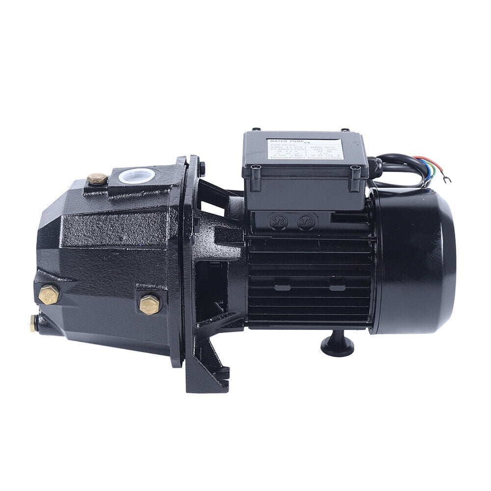 750W 110V Shallow/Deep Well Jet Pump Convertible Pump w/ Ejector Kit Well Depth Up for Home Water Supply