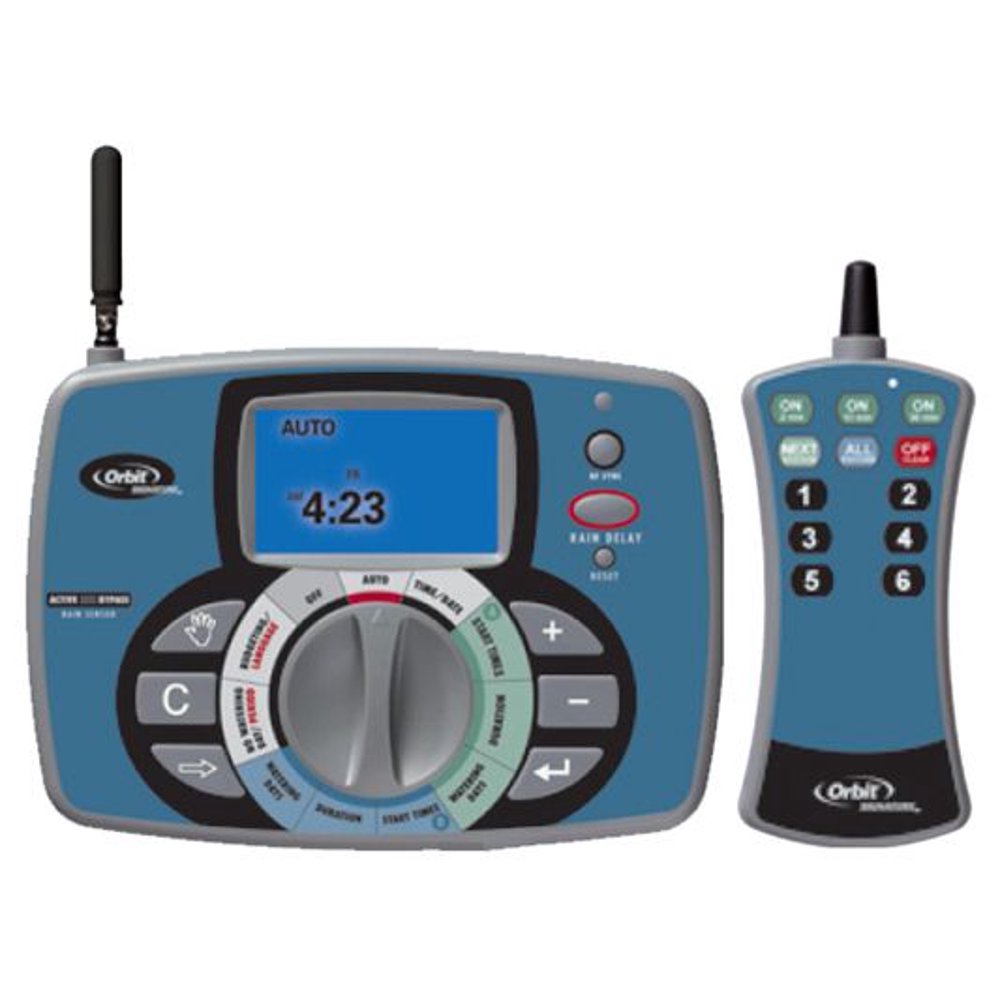 Orbit 91926 6 Station Zone Sprinkler Timer & Remote Control Water