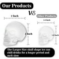 thumbnail image 4 of Large Skull Ice Cube Mold Silicone 3D Ice Trays Molds Maker for Whiskey Big Mouth Cup Resin Chocolate Sugar Halloween Parties 2PCS, 4 of 7