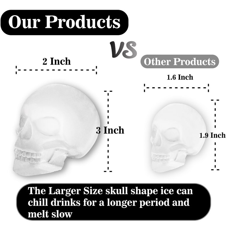 big 3d skull silicone resin mold