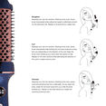 thumbnail image 4 of Hot & Hotter Tourmaline Ceramic Digital Hot Styling Brush 1 1/2 Inch, 1 Count, Blue, 4 of 5