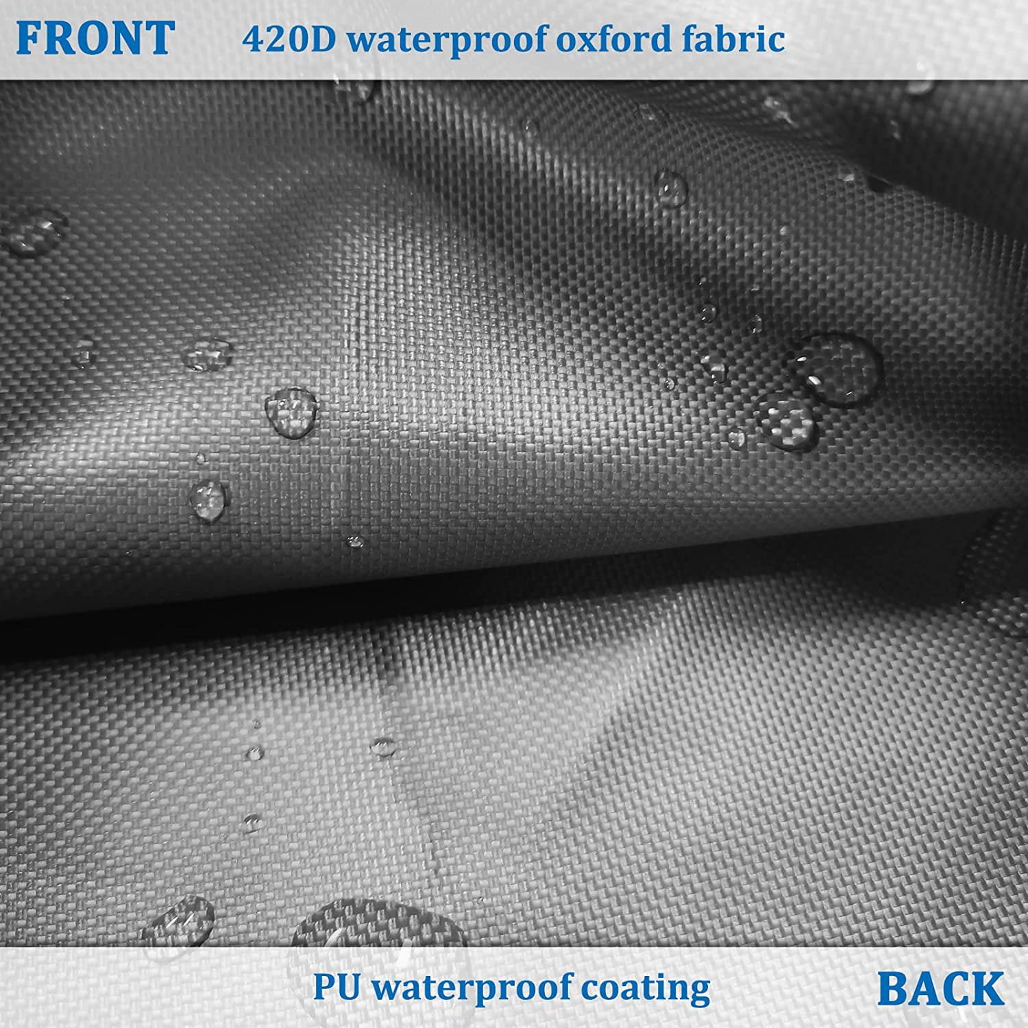 STARTWO Heavy Duty Waterproof Patio Lounge Chair Cover - Outdoor Chaise Lounge from UV and Weather