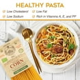 thumbnail image 4 of Morelli Organic Gluten Free Linguine Pasta - Wheat Free Pasta Made With Corn - Vegan Corn Noodles, Gluten Free Pasta, Imported Organic Pasta from Italy, Italian Gourmet Food - 8.8 oz (Pack of 1), 4 of 6