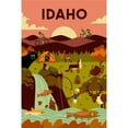thumbnail image 4 of Idaho, Geometric (1000 Piece Puzzle, Size 19x27, Challenging Jigsaw Puzzle for Adults and Family, Made in USA), 4 of 4