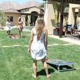 thumbnail image 3 of GoSports Rustic Red & Blue Design Cornhole Game Set, Regulation Size, 3 of 5