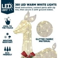 thumbnail image 5 of Joyfy 3 Pack Reindeer Christmas Outdoor Yard Light Decorations,360 LED Lights Deer Family for Christmas Outside Lawn Decor,Warm White, 5 of 8