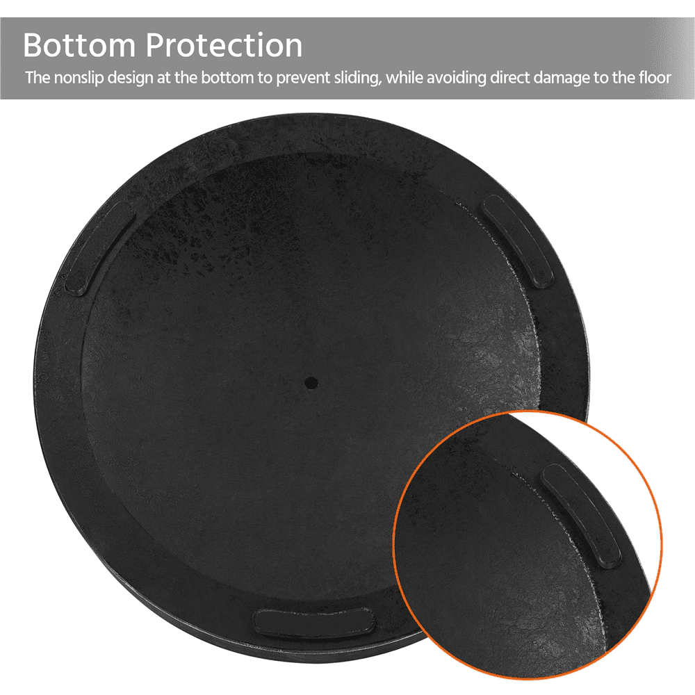 Renwick Patio Market Umbrella Base, 30 lb Round Resin, Black