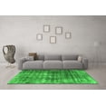 thumbnail image 3 of Ahgly Company Indoor Round Persian Green Bohemian Area Rugs, 4' Round, 3 of 4