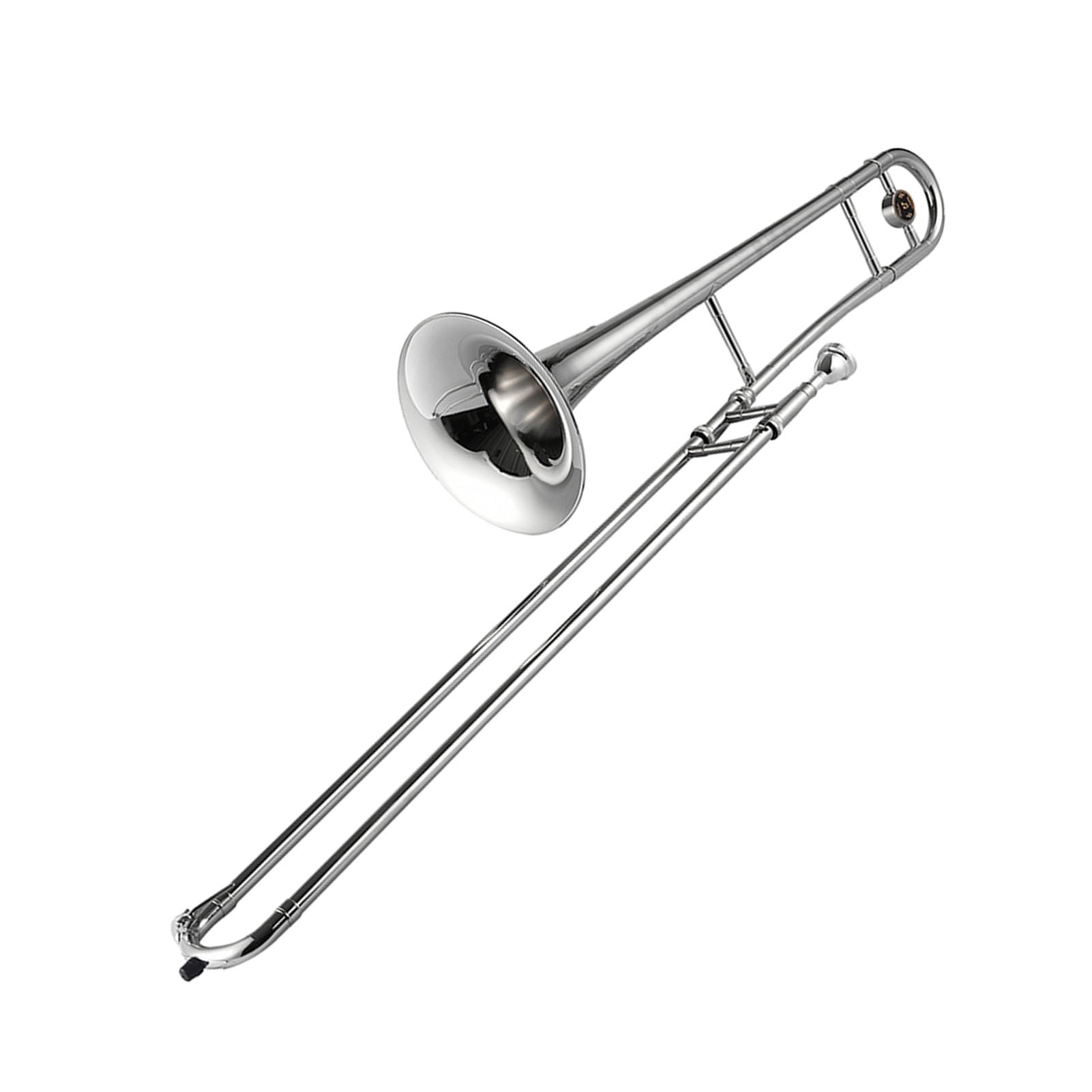 Tenor Trombone Professional Bb Tone Brass Gold Lacquer for Student Beginner Teacher