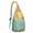 Greenish-blue, variant on Floral Crossbody Backpack - Boho Sling Bag for Women, Lightweight Waterproof Anti-Theft for School, Beach