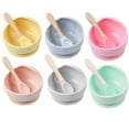 thumbnail image 3 of Sunloudy 2 Pcs Baby Silicone Bowl Set, Food Grade Child's Tableware, 3 of 3