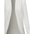 thumbnail image 3 of FashionOutfit Women's Classic Stylish Comfortable Open Front Draped Cardigan, 3 of 3