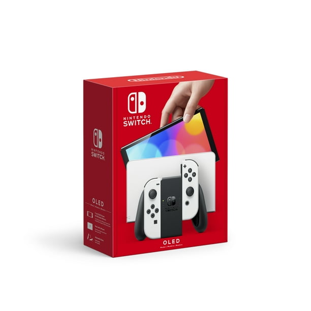 Nintendo Switch Oled Model W White Joy Con Walmart Com