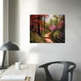 thumbnail image 3 of JRXY Bougainvillea Trail Canvas Wall Art 20x16in, 3 of 4