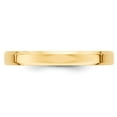 thumbnail image 3 of Real 14kt Yellow Gold 3mm Bevel Edge Comfort Fit Band Size 8; for Adults and Teens; for Women and Men, 3 of 4