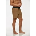 thumbnail image 6 of Tyhengta Men's Swim Trunks Quick Dry Beach Shorts with Zipper Pockets and Mesh Lining Black Khaki 36, 6 of 8