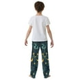 thumbnail image 5 of FORMRS Kids Pajama Pants with Pockets Size 6-8Y Boys Lounge Sleep Bottoms, Green Dragon Flowers, 5 of 8