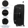 thumbnail image 5 of Travelpro Maxlite 5 Softside Expandable Luggage with 4 Spinner Wheels, Lightweight Suitcase, Checked-Large 29-Inch, Black, 5 of 9