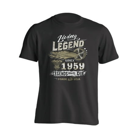 Living Legend 60th Birthday Gift Shirt for those Born in 1959 Small - (Best Gift For 60th Birthday Man)