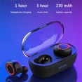 thumbnail image 4 of Noise Cancelling Wireless Earbuds,6 Mics ENC Clear Call, IPX8 Waterproof, in Ear Bluetooth 5.3 Headphones Stereo Bass Ear Buds 59H Playtime with LED Display 32 EQs via APP, 4 of 9