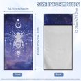 thumbnail image 3 of FOR U DESIGNS Galaxy Moon Sun Bee Print Washable Car Seat Towel Cover for Front Seats, Auto Seat Cushion with Storage Bag, Multi-Functional Towel for Gym, Running, Swimming, 2 Pack, 3 of 7
