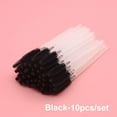10pcs Disposable Eyebrow Brush,Transparent Eyebrow Comb Mascara Wand