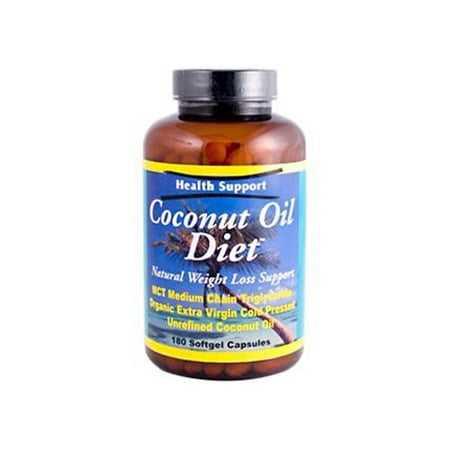 Health Support Coconut Oil Diet - 180 Softgel