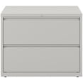 thumbnail image 6 of Hirsh (Set of 4) 36" Wide 2 Drawer Metal Lateral File Cabinet in Light Gray, 6 of 10