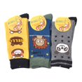 thumbnail image 2 of Lovely Annie Unisex Baby 3 Pairs Pack Cotton Crew Socks Size 0Y-2YLion Head, 2 of 2