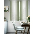 thumbnail image 4 of Green Gradient Sheer Curtains 63 Inches Long 2 Panels Countryside Farmhouse Light Filtering Semi Sheer Window Curtains Drapes for Bedroom Living Room 52"x63", 4 of 7