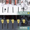 thumbnail image 3 of Fiudx Luces Solares Navideñas, Paquete de 5, Decoración para Jardín Exterior, Papá Noel, Copo de Nieve, Patrones de Árboles, Energía Solar, Fácil Instalación, Decoración para Caminos de Jardín, Luces, 3 of 6
