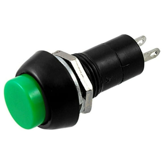 Green Push Button Switch Car/Truck/Motorcycle Momentary Reset 12V AC 125V/250V