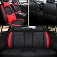 thumbnail image 3 of Tuqiang Car Seat Covers Cartoon Themed Design for Acura for Legend 1985-1995 Advanced Waterproof Technology Seat Covers for 5-Seater Vehicles with Pollow and Headrest Black and Red, 3 of 6