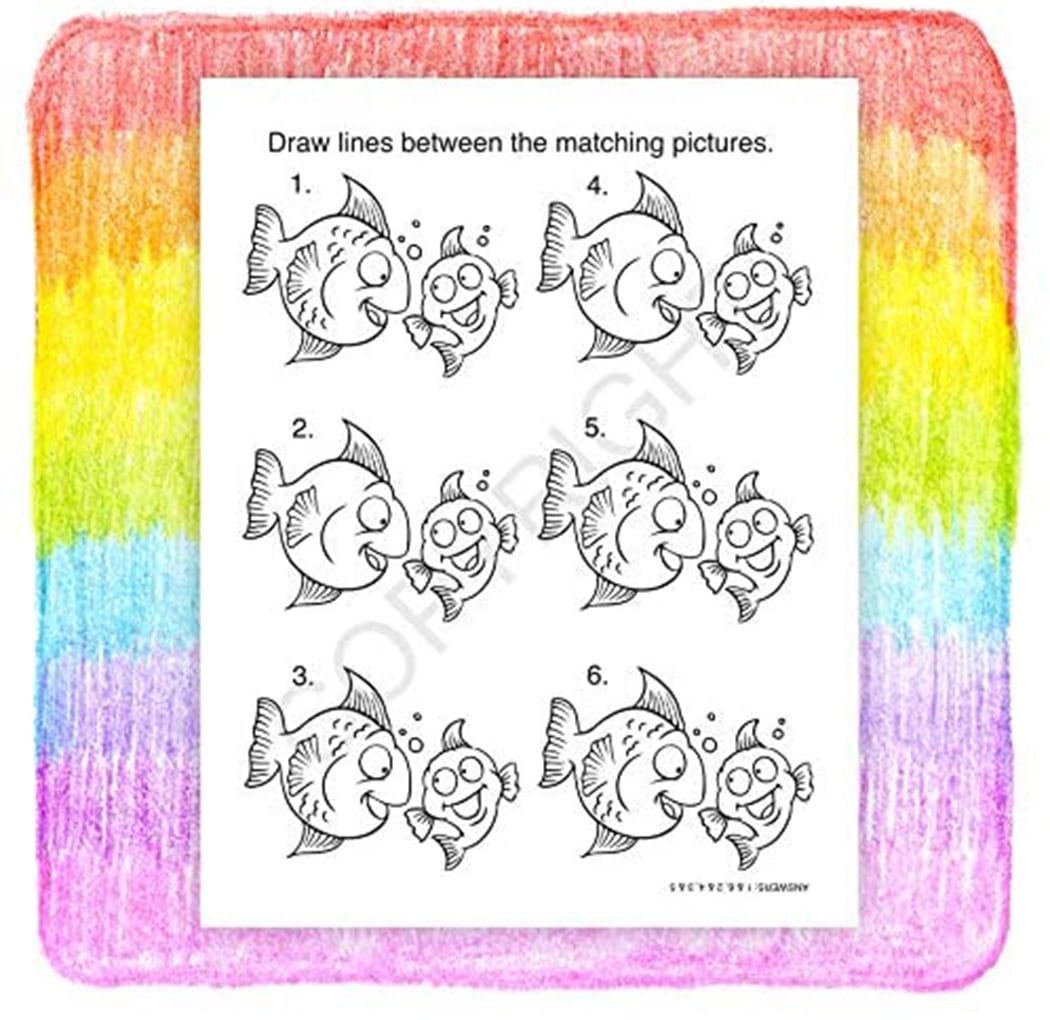 ZoCo 25-Pack Fun Time Coloring & Activity Book Set for Children, 16 Pages