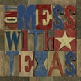 thumbnail image 3 of Reed, Tara 12x12 Black Modern Framed Museum Art Print Titled - Texas Printer Block I, 3 of 5