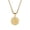 Gold Capricorn, variant on Women's Men's Stainless Steel Minialist Zodiac Embossed Pendant Necklace Lucy Constellations Necklace Birthday Gifts Gold Leo