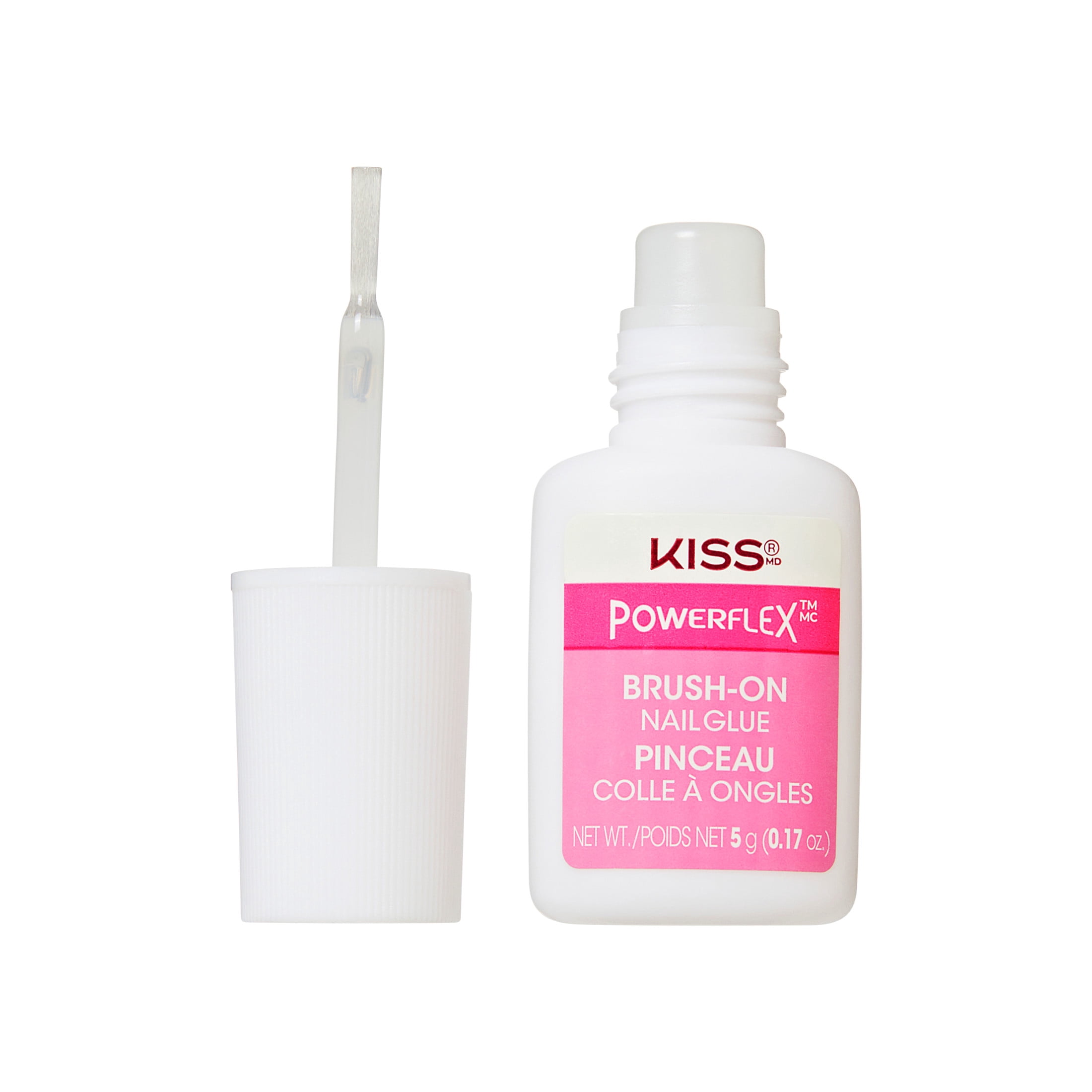 Kiss PowerFlex Brush On Ultra Hold Press On Nail Glue, 5g (0.17 oz.)