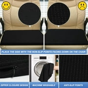 GULYMM Gel Seat Cushion for Long Sitting - Chair Cushion for Tailbone, Sciatica and Back Pain Relief - Butt Support Pad Cushion with Non-Slip Cover for Car, Wheelchair, Computer Chair