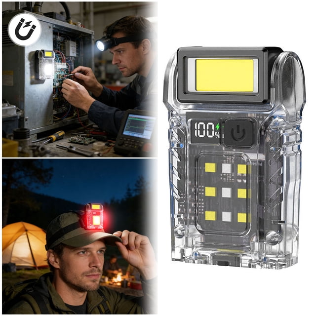 BotaniNest Rotating Head LED Work Light Bright Rechargeable Light Portable Tablet Mode Light For Outdoor Home Emergency Situations
