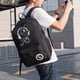 thumbnail image 5 of Bolsa Mochila luminosa con carga USB para hombre a la moda para bolígrafos escolares de muy buen gusto regalo (negro) JShteea Para Estrenar, 5 of 9