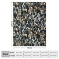 thumbnail image 4 of Boxer Dog Blanket Boxer Breed Fleece Blanket Fuzzy Dog Throw Blanket for Kids Adults Cute Pet Sherpa Blanket White Boxer Dog Prints Mom Gifts Blankets ( Inches), 4 of 6