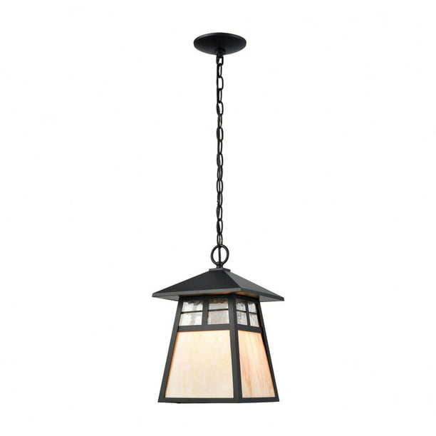Rectangular Pendant Ceiling Light With, Mission Style Outdoor Hanging Light
