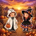 thumbnail image 5 of Halloween Yard Stakes, Courtyard Decoration Set, Spooky Outdoor Decor, Lightweight Durable Plastic and Weather Resistant Build for Garden Beds, Flower Borders and Lawn Displays., 5 of 6